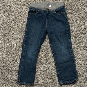The Children's Place Blue Jeans with Gray Waistband